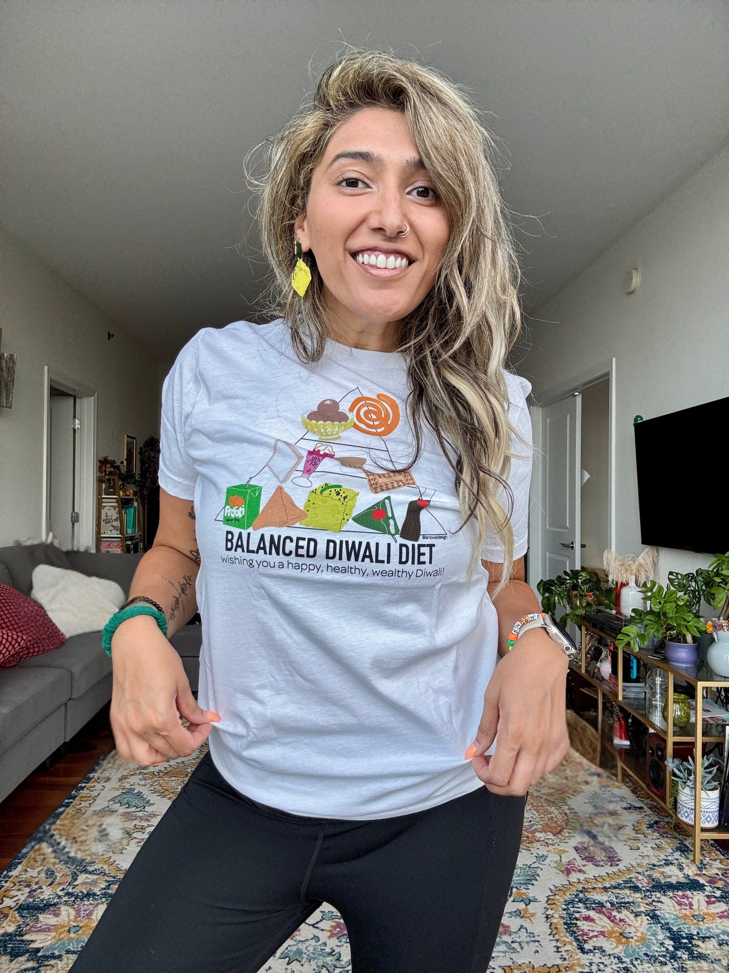 Diwali Food Pyramid t-shirt