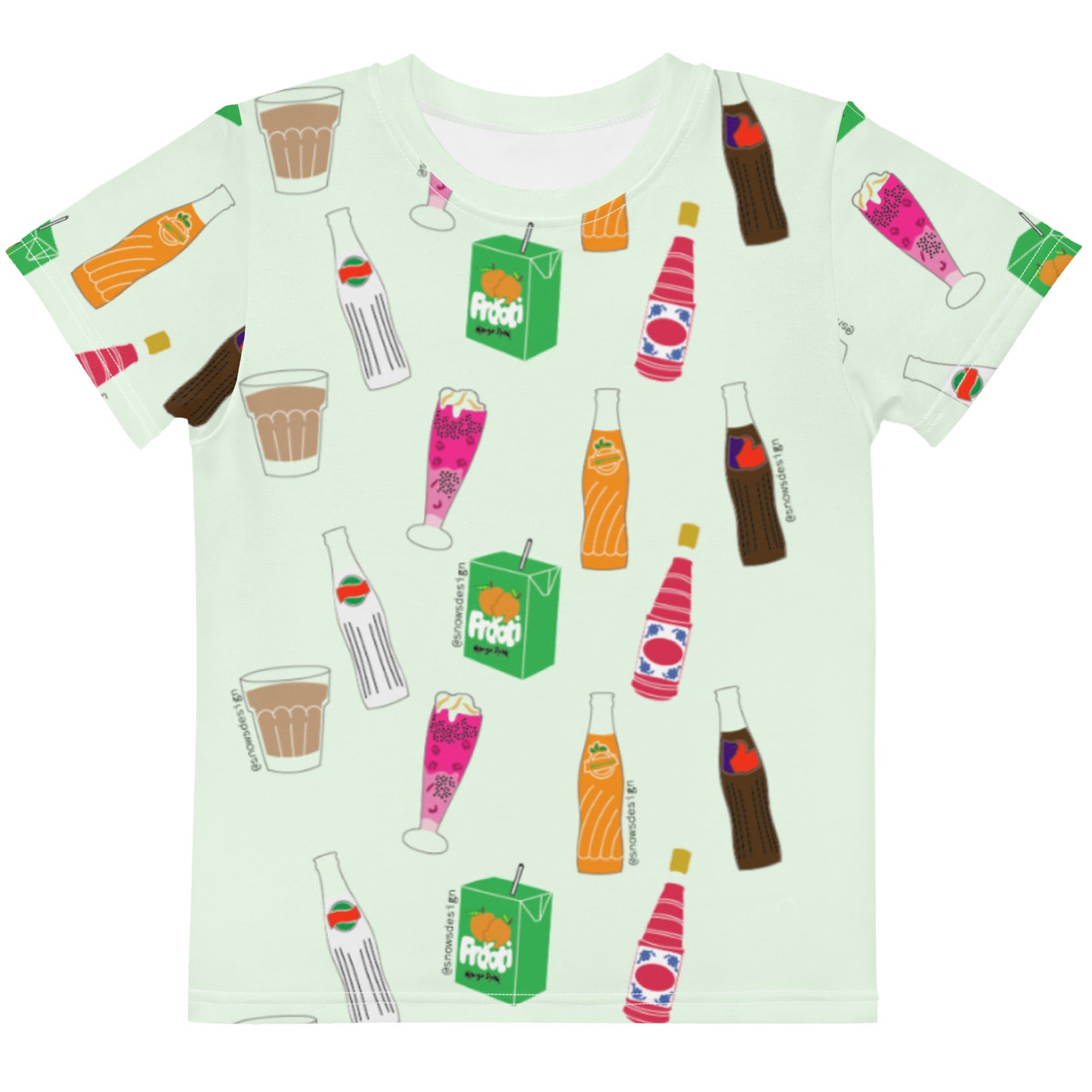 Toddler/kids Desi Khana drinks tshirt
