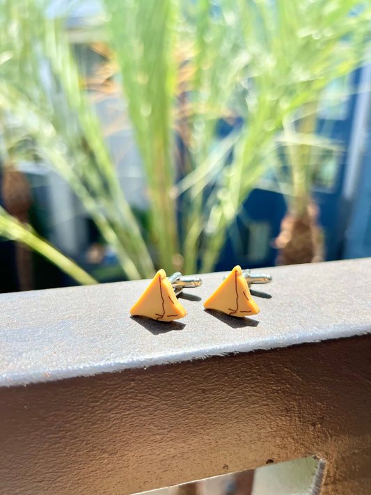Samosa cufflinks