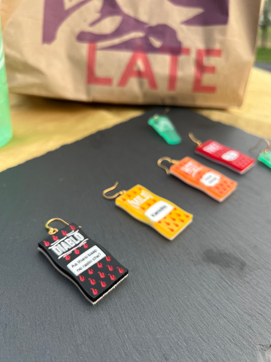 Mexican Sauce Pack earrings